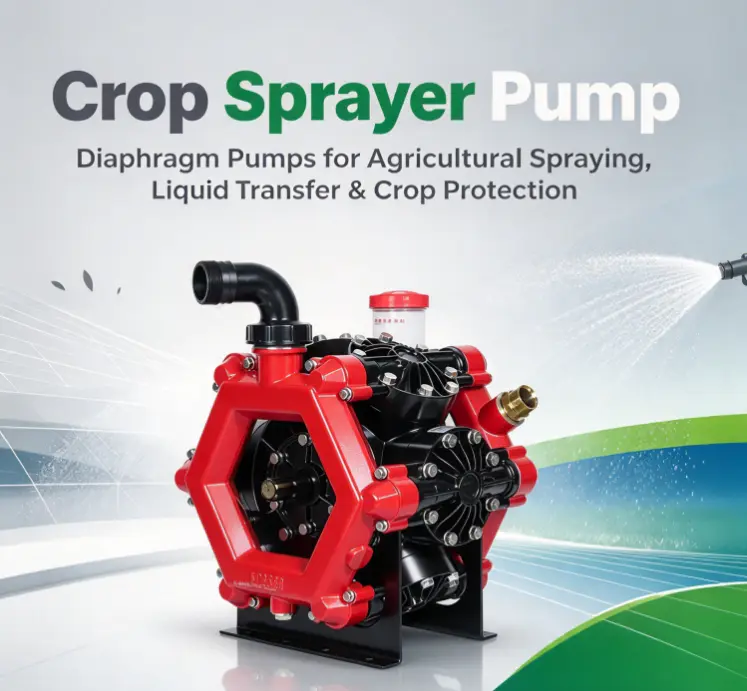 Where Does a Crop Sprayer Pump Fit Into a Spraying System